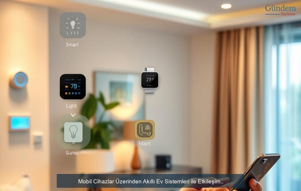 Mobil Cihazlar Üzerinden Akıllı Ev Sistemleri ile Etkileşim